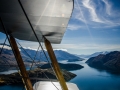 Tiger Moth over Lake Wanaka