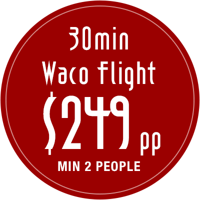 30 Min Waco Flight $249