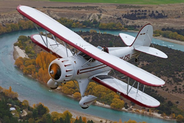 WACO IN FLIGHT